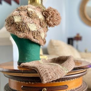 Two for one deal on these two Anthropologie Beanie Caps. One size.